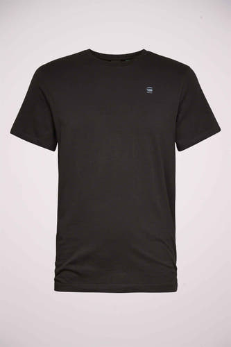 Zwart T-shirt van G-Star RAW, met korte mouwen en een klein logo op de borst.