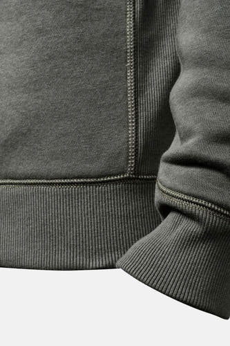 Groene sweater van G-Star RAW, met ribgebreide details en een effen stoftextuur.