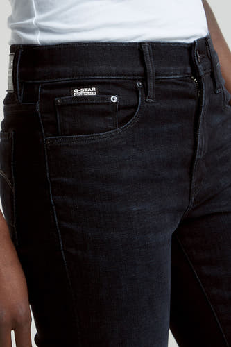 Zwarte denim flared jeans van G-Star RAW, met zakken en subtiele stiksels.