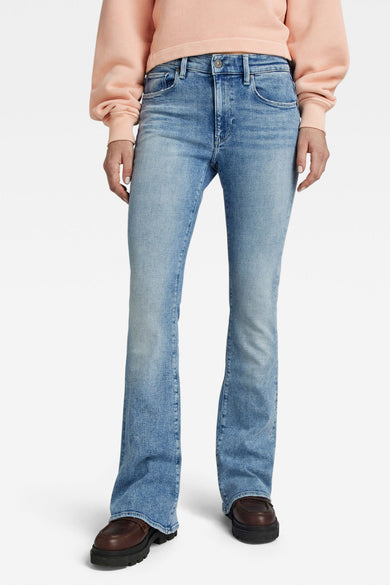 3301 FLARE - light blue denim
