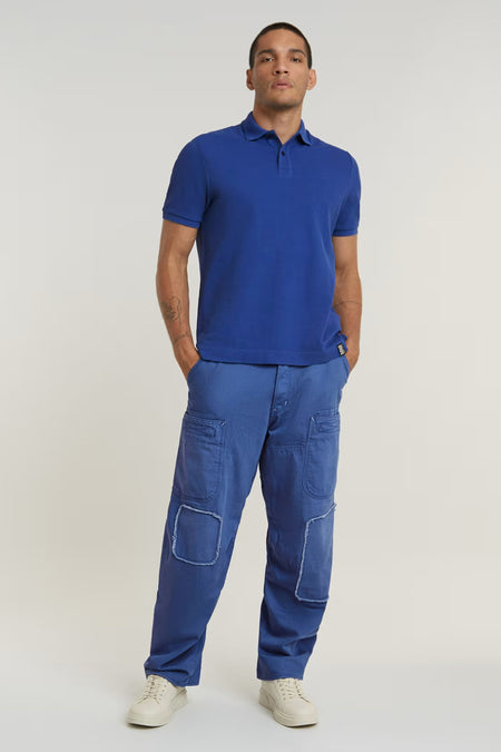 Polo met korte mouwen - blauw