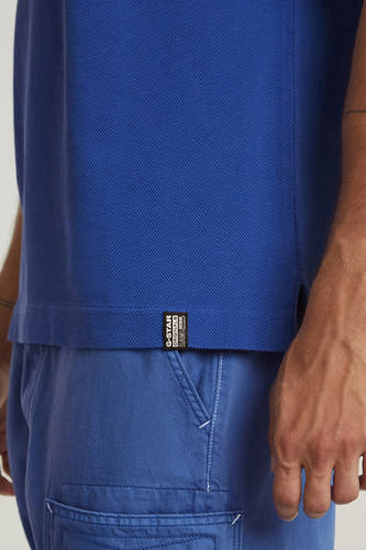 Polo met korte mouwen - blauw