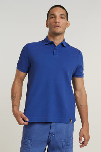 Polo met korte mouwen - blauw