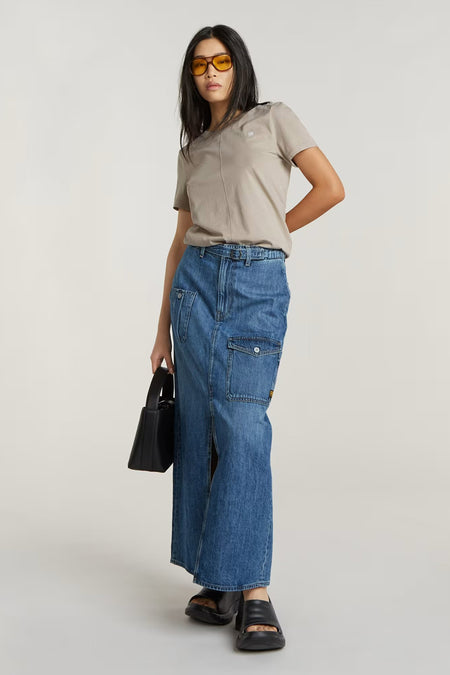 Top uni manche courte Écru - G-Star RAW