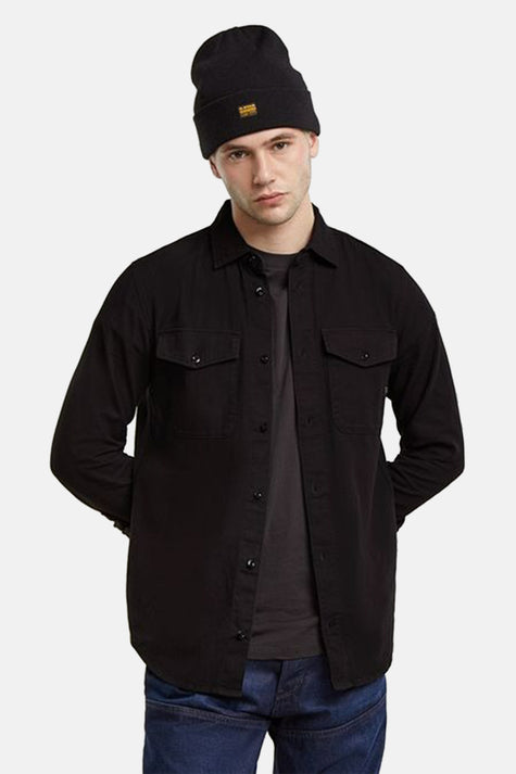 Chemise &agrave; manches longues - gris