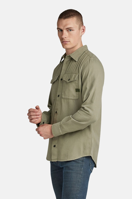 Chemise &agrave; manches longues - vert
