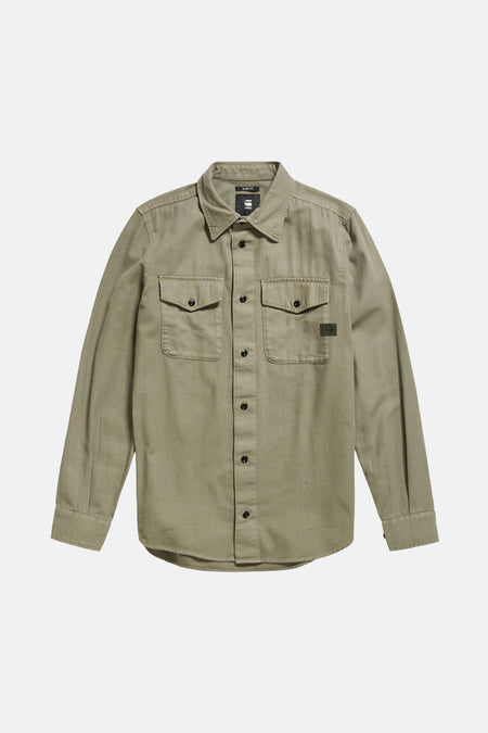 Chemise &agrave; manches longues - vert