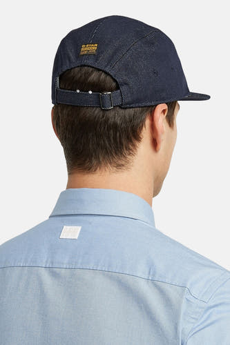 Blauw overhemd met lange mouwen van G-Star RAW, effen design met een klein label op de achterkant.