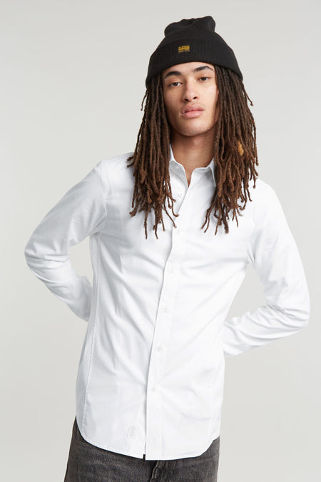Hemd (lange mouwen) Wit - G-Star RAW