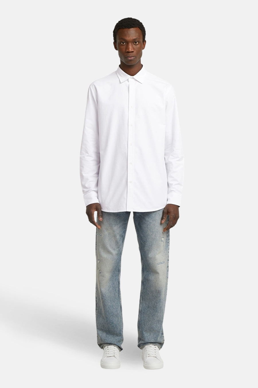 Hemd met lange mouwen - wit