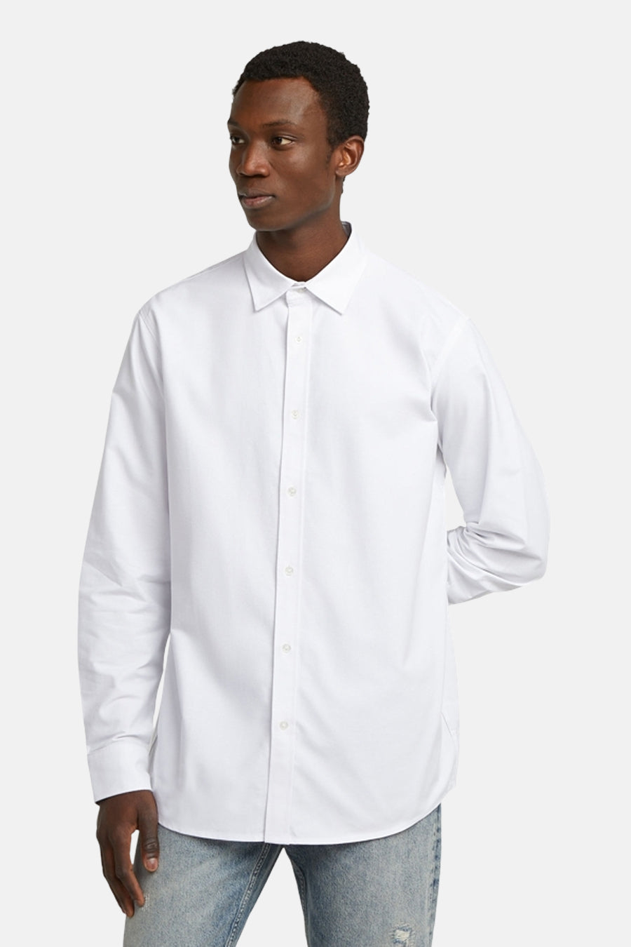 Hemd met lange mouwen - wit