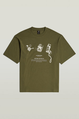 T-shirt met korte mouwen - Kaki - G-Star RAW