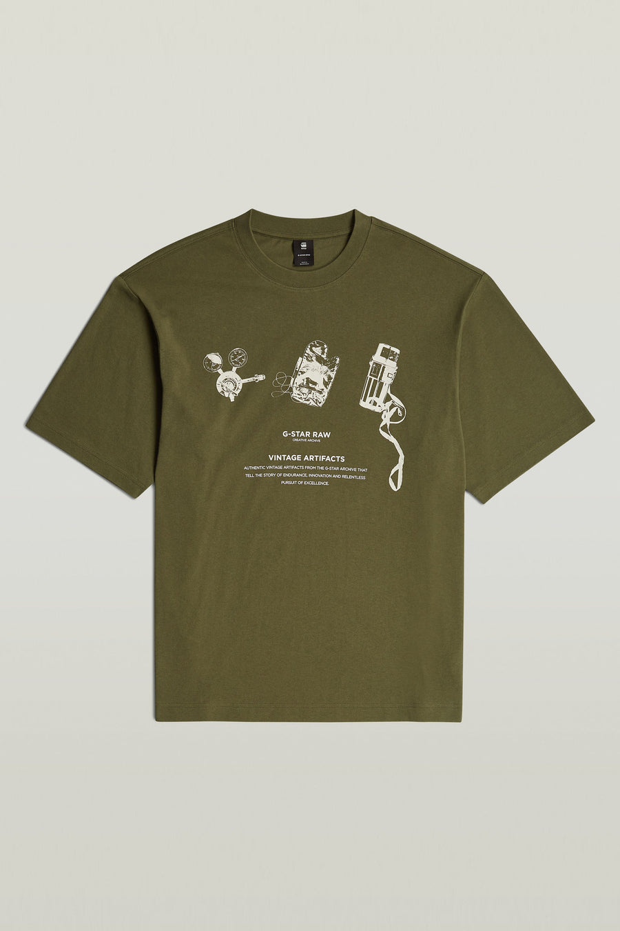 T-shirt met korte mouwen - Kaki - G-Star RAW