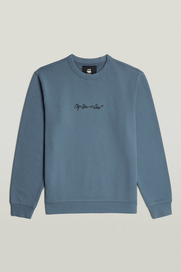 Sweat col O Bleu - G-Star RAW