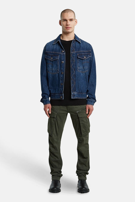 Pull met ronde hals - zwart