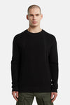 Pull met ronde hals - zwart