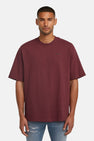 T-shirt met korte mouwen - Bordeaux