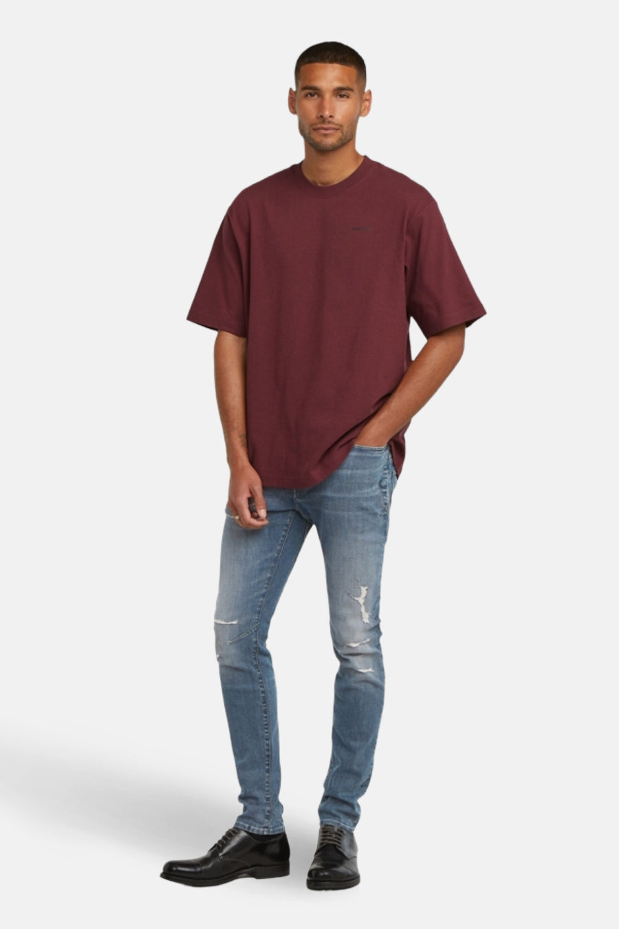 T-shirt met korte mouwen - Bordeaux - G-Star RAW