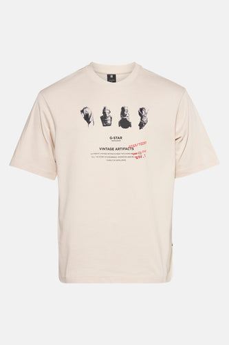 T-shirt met korte mouwen - ecru - G-Star RAW