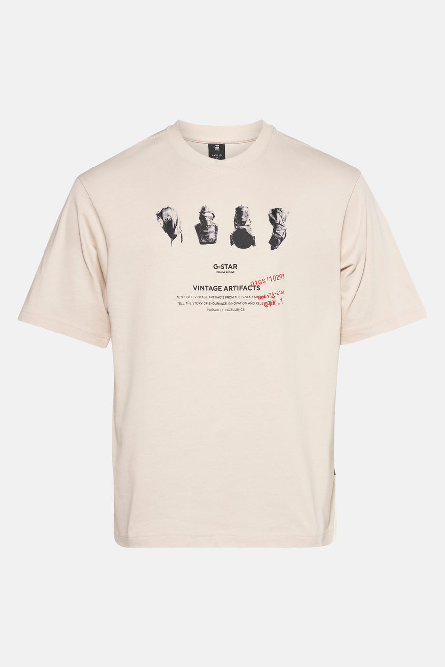 T-shirt met korte mouwen - ecru - G-Star RAW