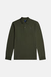 Polo met lange mouwen - groen