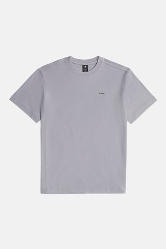 Paars T-shirt met korte mouwen van G-Star RAW, met een effen design en subtiel logo op de borst.