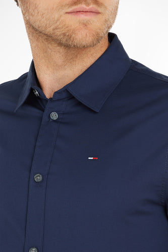 Hemd met lange mouwen - blauw - TOMMY JEANS