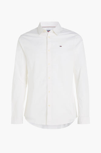 Chemise &agrave; manches longues - blanc - TOMMY JEANS