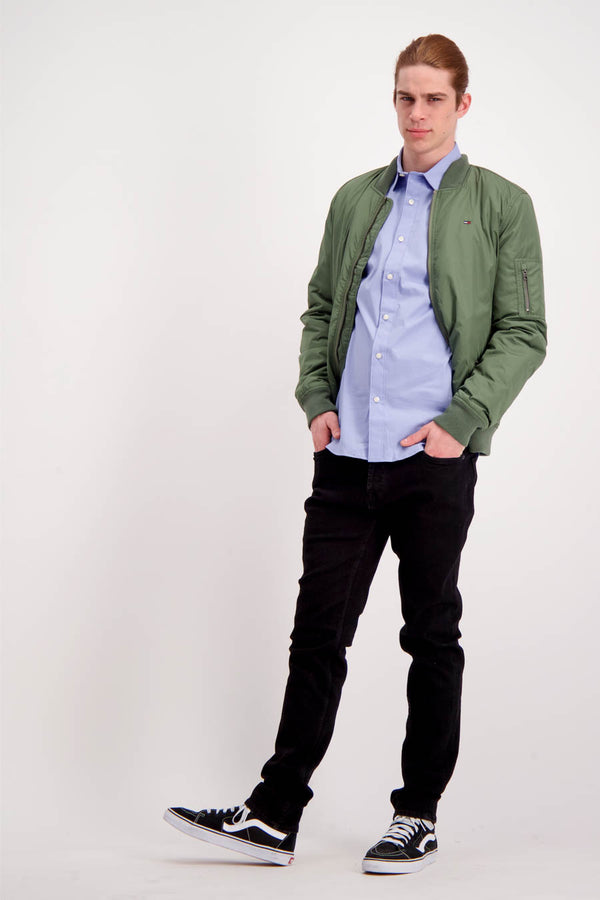 Chemise (manches longues) Mauve - TOMMY JEANS
