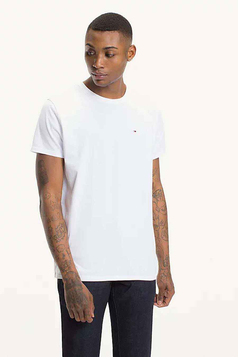 T-shirt (manches courtes) Blanc - TOMMY JEANS