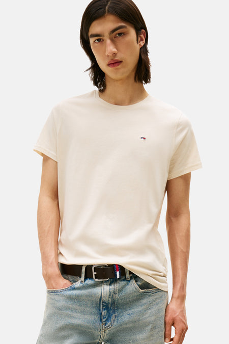 T-shirt (manches courtes) beige - TOMMY JEANS