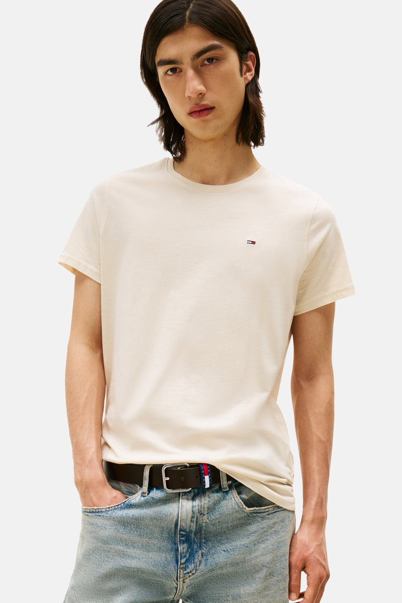 T-shirt (manches courtes) beige - TOMMY JEANS