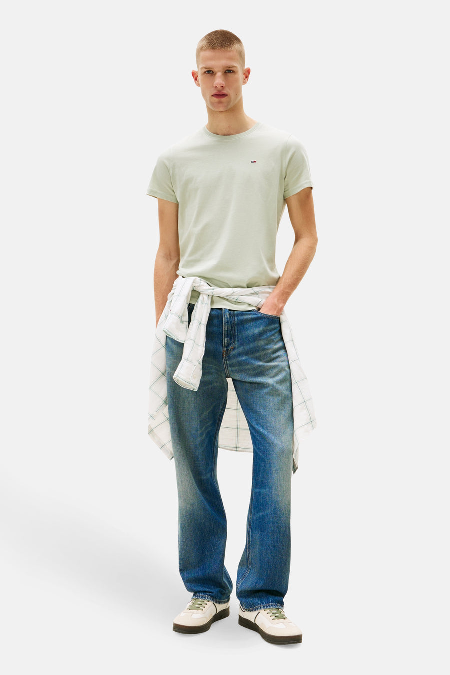 T-shirt met korte mouwen - groen - TOMMY JEANS