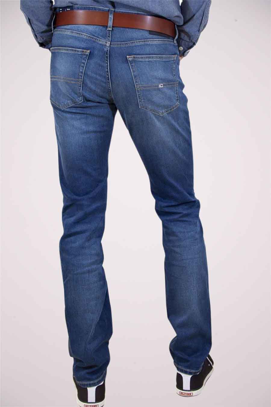 SCANTON - mid blue denim