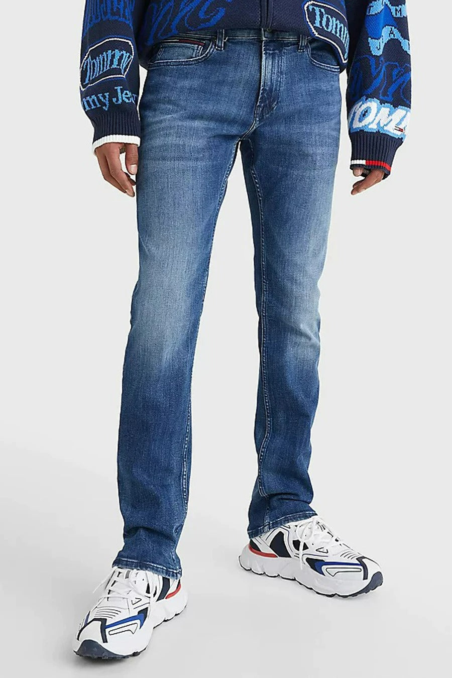 SCANTON - mid blue denim