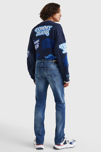 SCANTON - mid blue denim