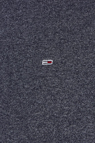 T-shirt bleu de TOMMY JEANS, avec un dessin melange fin et et petit logo logo.
