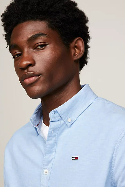 Chemise (manches longues) Bleu - TOMMY JEANS