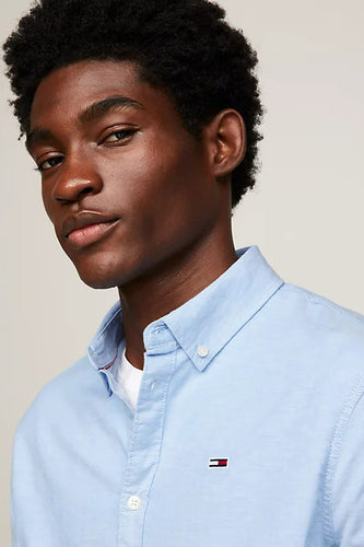 Hemd met lange mouwen - blauw - TOMMY JEANS