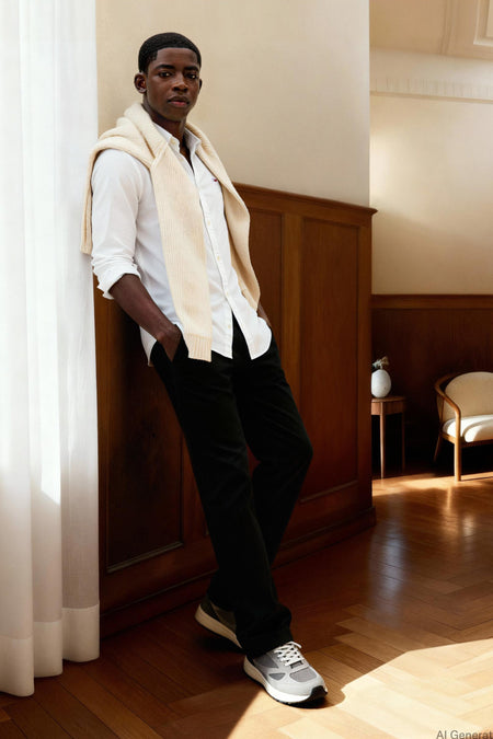 Chemise à manches longues - blanc