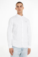 Chemise (manches longues) Blanc - TOMMY JEANS