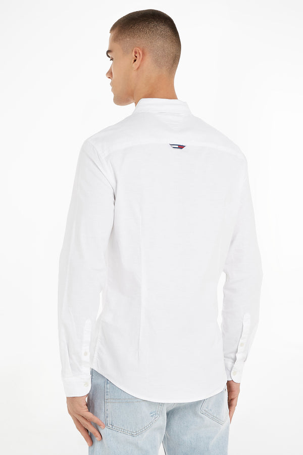 Chemise (manches longues) Blanc - TOMMY JEANS