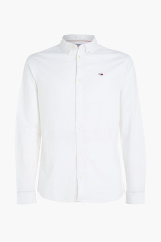 Chemise à manches longues - blanc - TOMMY JEANS