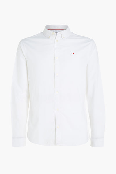 Chemise (manches longues) Blanc - TOMMY JEANS