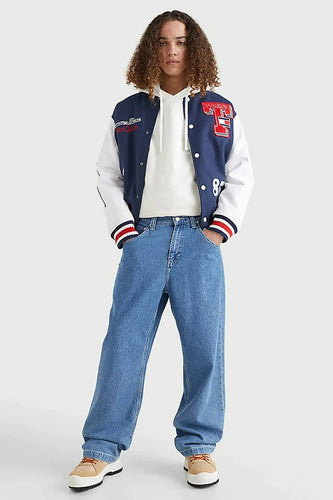 Wide jeans - mid blue denim - TOMMY JEANS