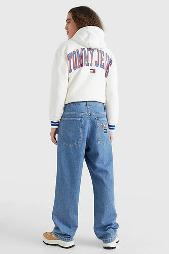Wide jeans - mid blue denim - TOMMY JEANS
