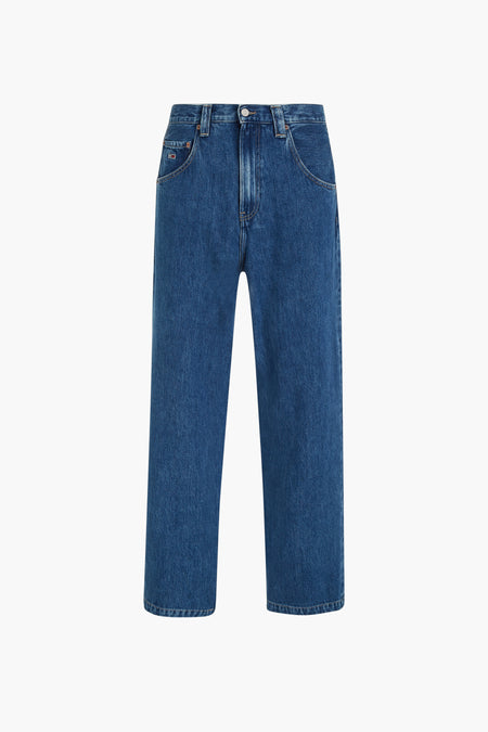 Wide jeans - mid blue denim