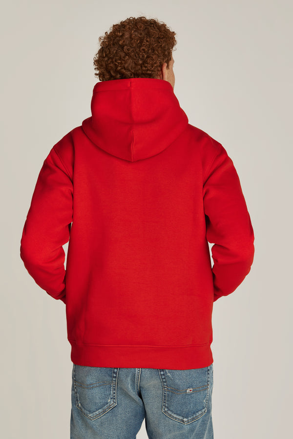 Sweater met kap Rood - TOMMY JEANS