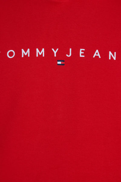 Sweater met kap Rood - TOMMY JEANS