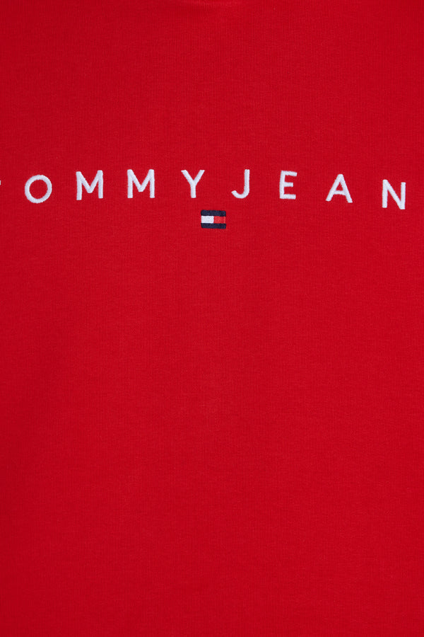 Sweater met kap Rood - TOMMY JEANS